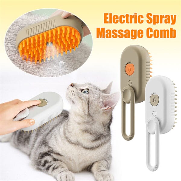 3 In 1 Cat Steam Bath Brush