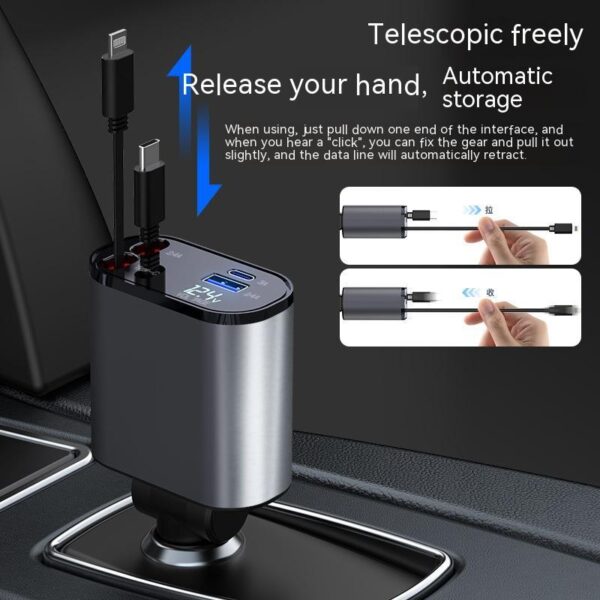 Super Fast Car Charger, Metal - Image 2