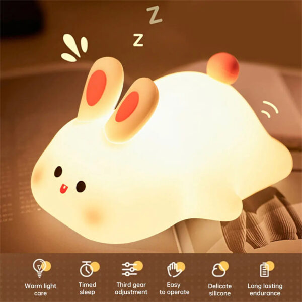 Bedside Rabbit Lamp - Image 6