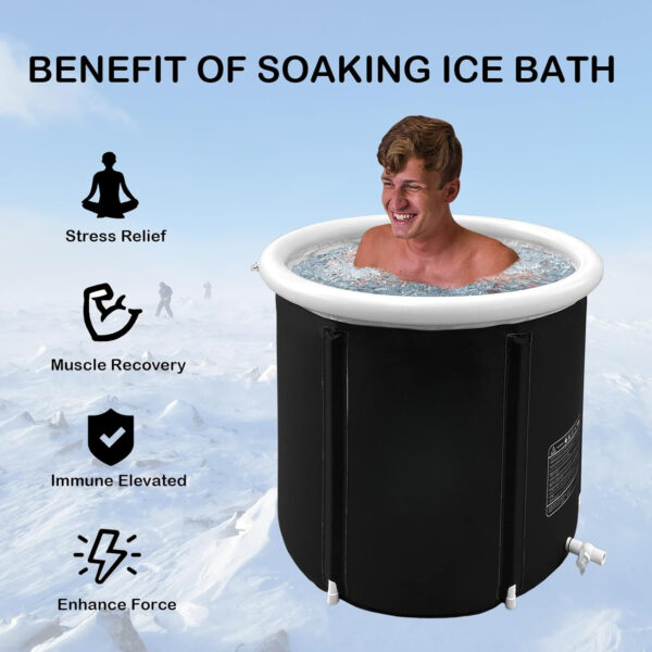 Foldable Portable Ice Bath Tub for Athlete Recovery