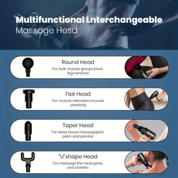 Portable Mini Massage Gun (Random Color) - Image 5