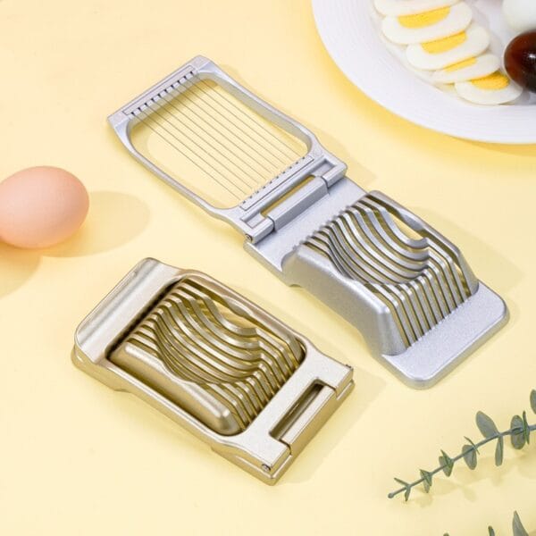 Multifunctional Aluminum Egg Cutter - Image 6
