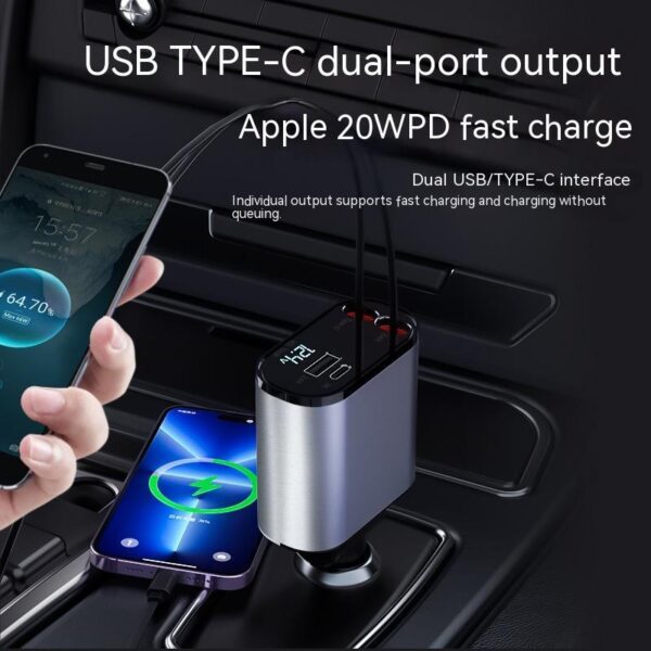 Super Fast Car Charger, Metal - Image 10