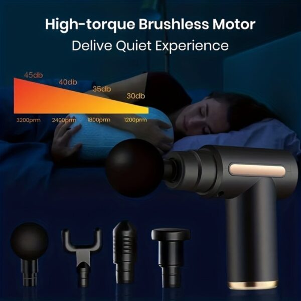 Portable Mini Massage Gun (Random Color) - Image 4
